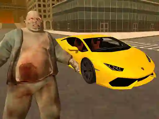 Игра Supercars Zombie Driving онлайн
