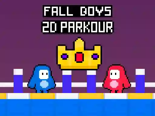 Игра Fall Boys 2D Parkour онлайн