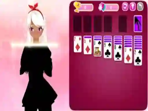 Игра Solitaire Girls 2 онлайн