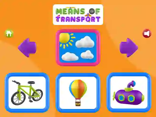 Игра Means Of Transport онлайн