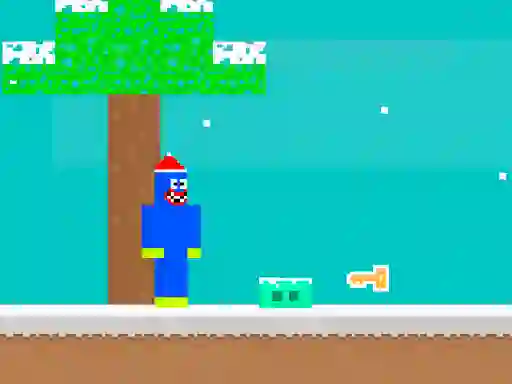 Игра Noob Huggy Winter онлайн