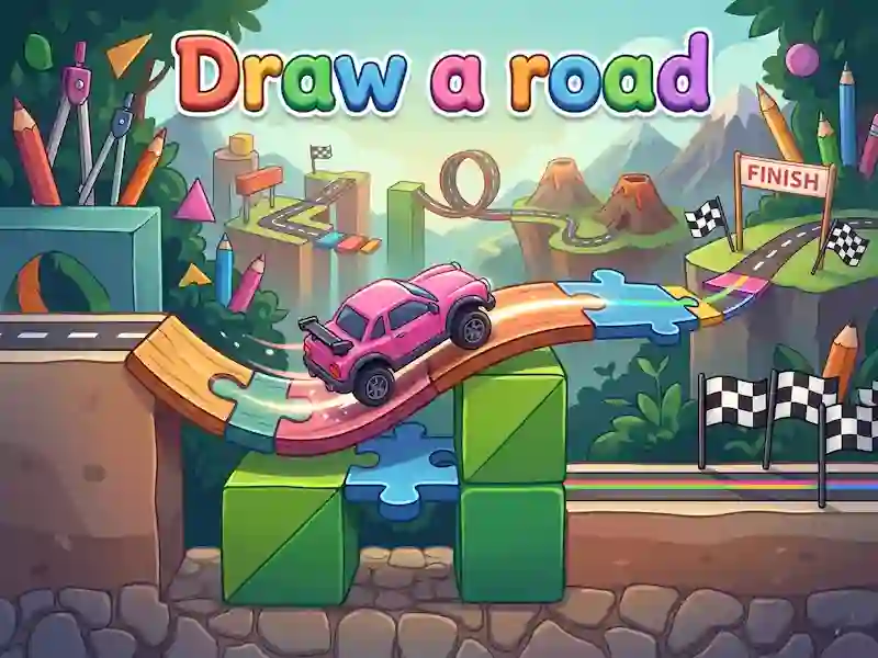 Игра Draw a road онлайн
