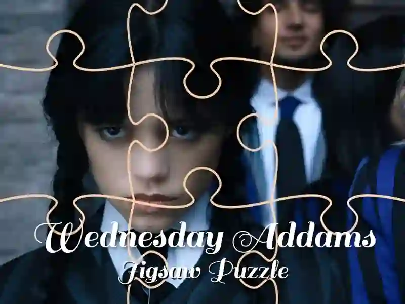Игра Wednesday Addams Jigsaw Puzzle онлайн