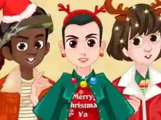 Игра Stranger things Christmas party онлайн