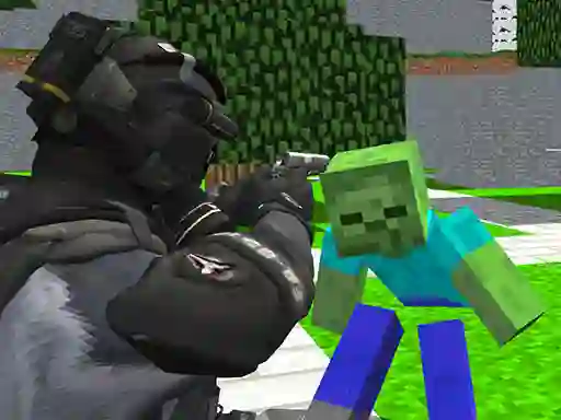 Игра Counter Craft Zombies онлайн