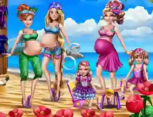 Игра Pregnant Moms Exotic Holiday онлайн