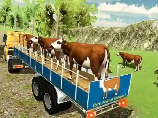 Игра Offroad Animal Truck Transport онлайн