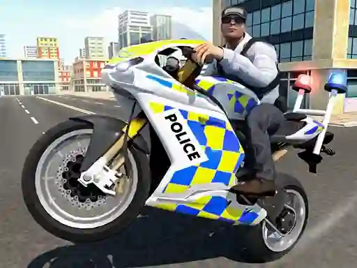 Игра Police Chase Motorbike Driver онлайн