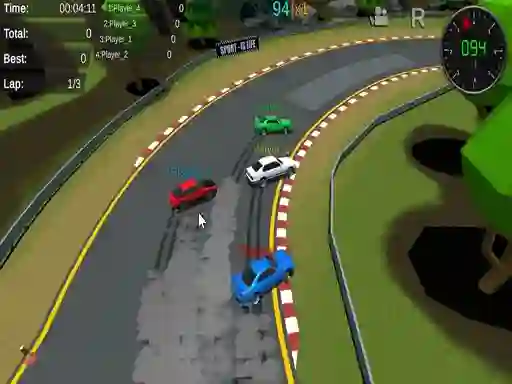 Игра Fantastic Pixel Car Racing онлайн