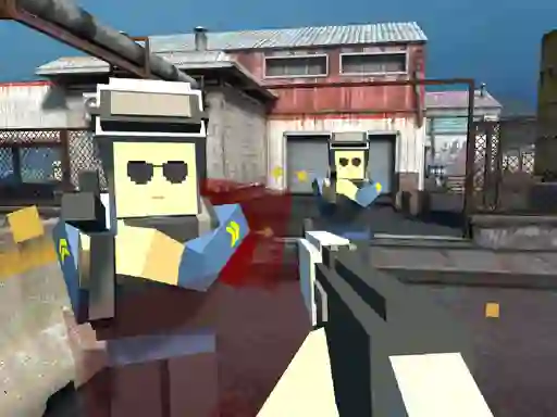 Игра Pixel Factory Battle 3D.io онлайн