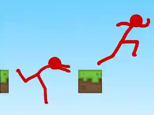 Игра Stickman Parkour онлайн