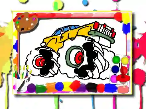 Игра Monster Truck Coloring Book онлайн