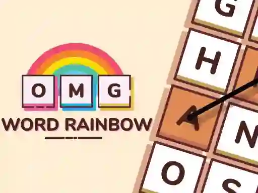 Игра Omg Word Rainbow онлайн