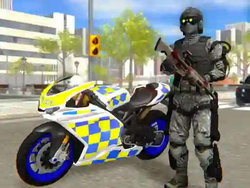 Игра Police Bike City Simulator онлайн