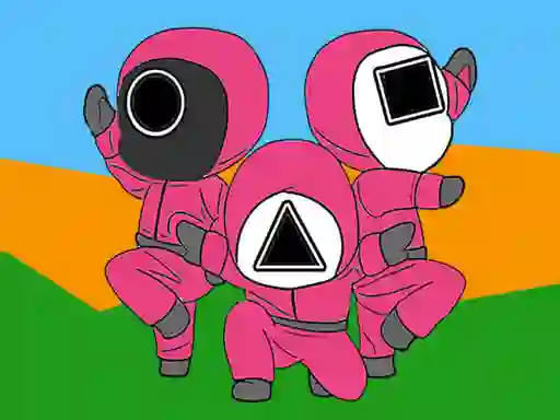 Игра Squid Coloring Book онлайн