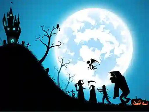 Игра Happy Halloween Jigsaw онлайн