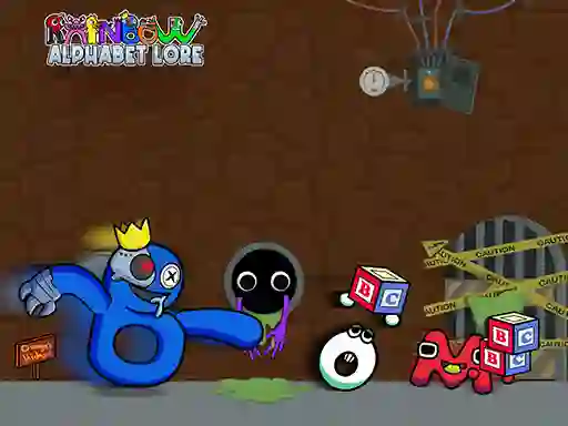 Игра Rainbow Alphabet Lore онлайн