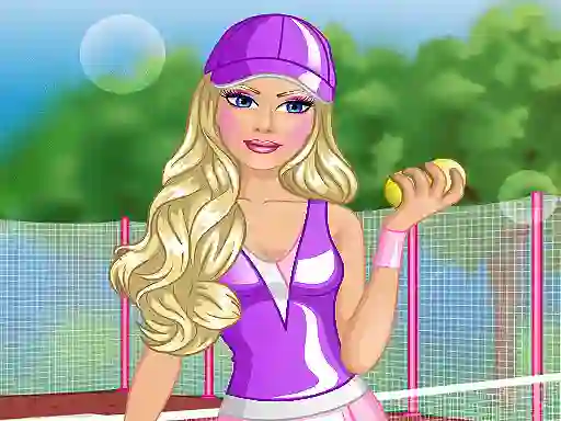 Игра Barbie Tennis Dress онлайн