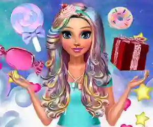 Игра Katie's Candy Look онлайн