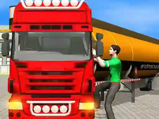 Игра Oil Tanker Transporter Truck Simulator онлайн