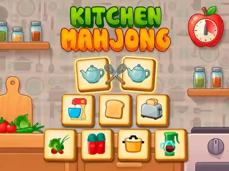 Игра Kitchen mahjong онлайн