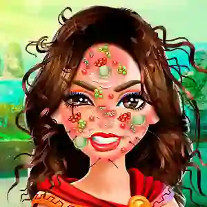 Игра Wonder Woman Face Care онлайн