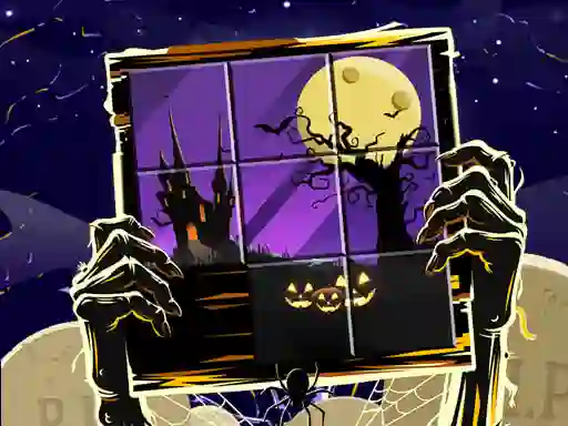 Игра Puzzle Slide Terror онлайн