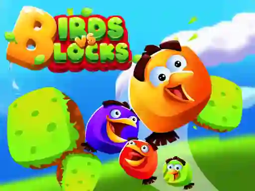Игра Birds vs Blocks онлайн