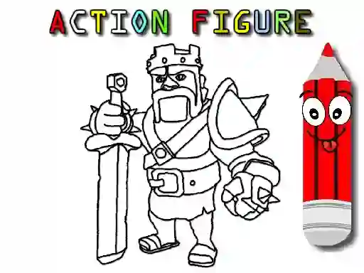Игра Back To School: Action Figure Coloring онлайн