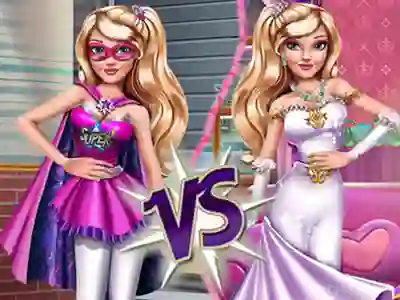 Игра Superhero Vs Princess онлайн