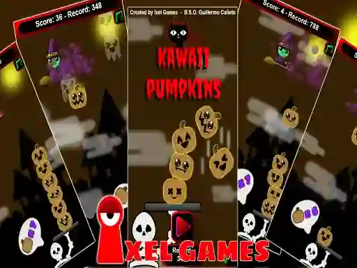 Игра Kawaii Pumpkins онлайн