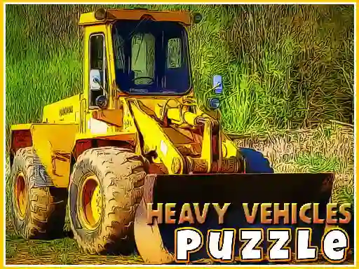 Игра Heavy Vehicles Puzzle онлайн
