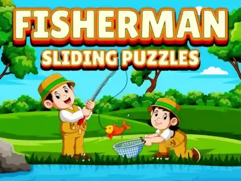 Игра Fisherman Sliding Puzzle онлайн