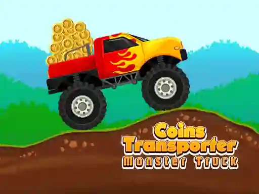 Игра Coins Transporter Monster Truck онлайн