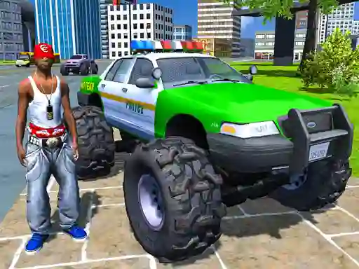 Игра Monster Truck Stunts Driving Simulator онлайн