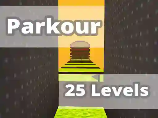 Игра Parkour 25 Levels онлайн