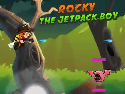 Игра Rocky The Jetpack Boy онлайн