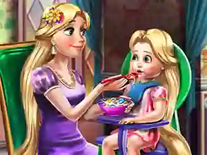 Игра Goldie Princess Toddler Feed онлайн