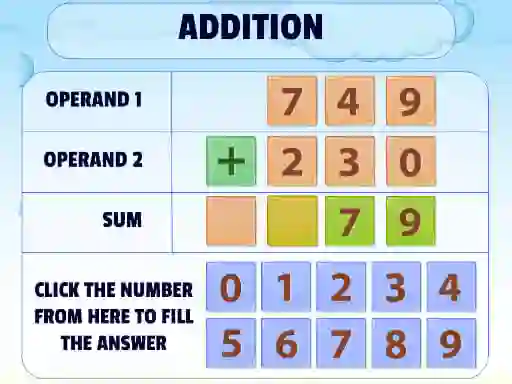 Игра Addition Practice онлайн