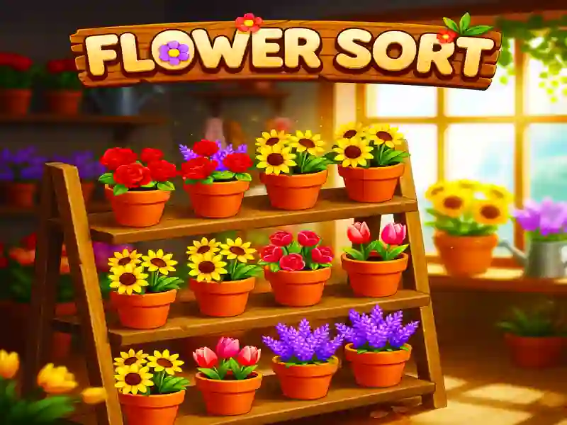 Игра Flower Sort онлайн