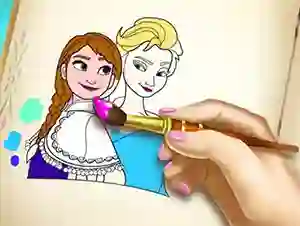 Игра Ice Kingdom Coloring Book онлайн
