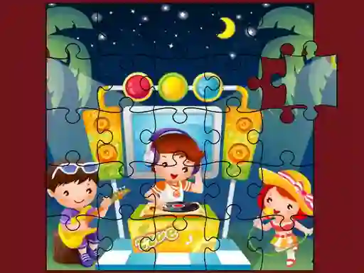 Игра Cute Little Kids Jigsaw онлайн