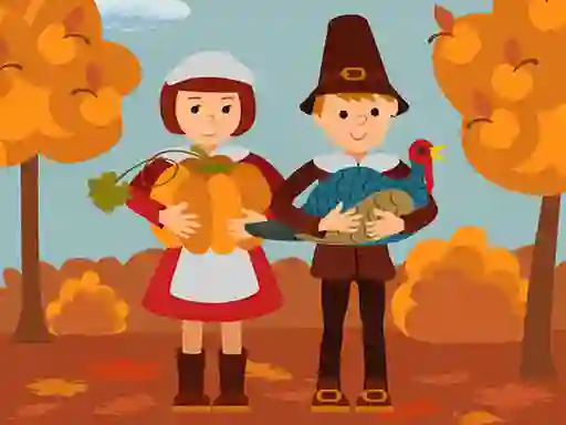 Игра Thanksgiving Jigsaw онлайн