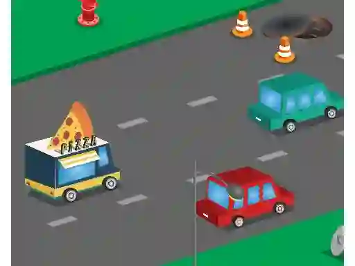 Игра Food Rush Traffic онлайн