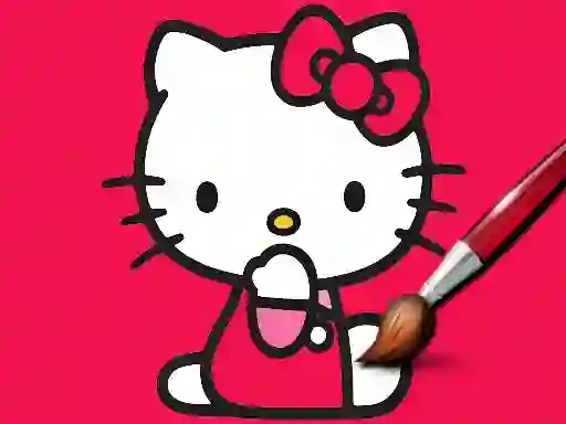 Игра Easy Coloring Kitty онлайн