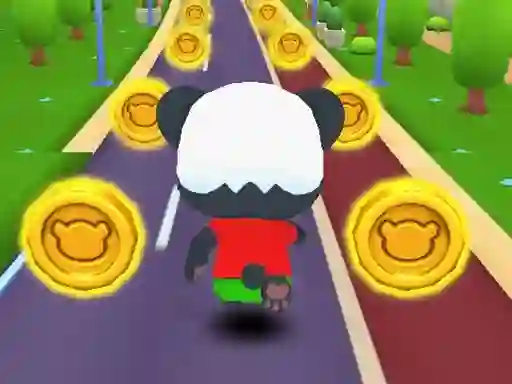 Игра Panda Subway Run онлайн
