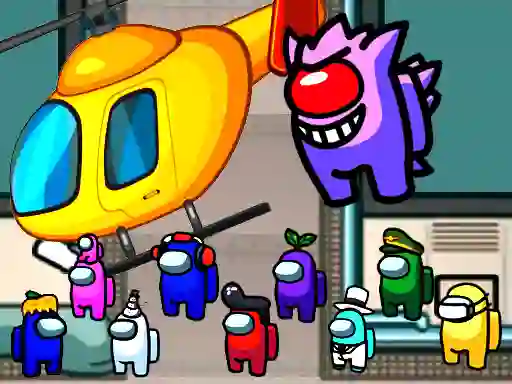 Игра Among us airship slings онлайн