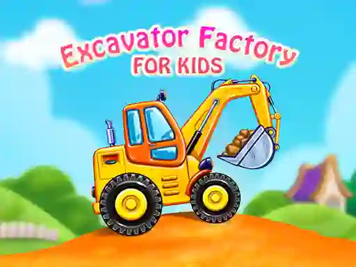 Игра Excavator Factory For Kids онлайн