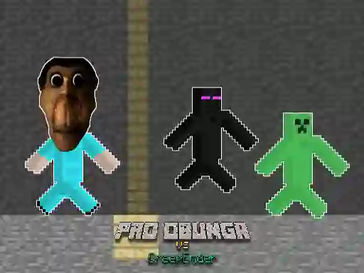 Игра Pro Obunga vs CreepEnder онлайн