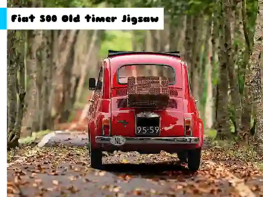 Игра Fiat 500 Old Timer Jigsaw онлайн